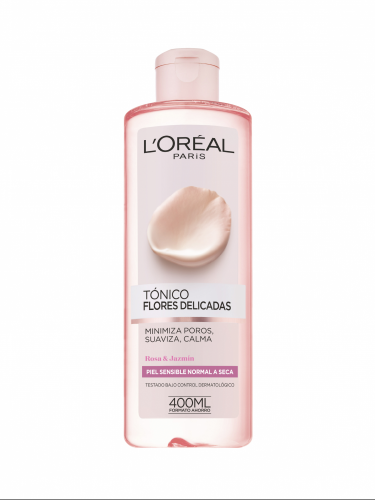 L'Oréal Paris Flores Delicadas Tónico Facial Pieles Sensibles 400ml