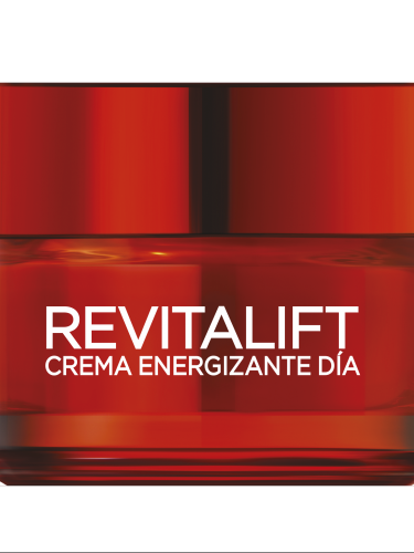 L'Oréal Paris Revitalift Crema Día Roja Energizante - Con Ginseng Rojo - 50 ml