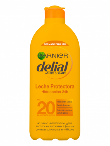 Garnier Delial Adultos Crema Solar Leche Protectora Hidratante IP20 400 ml