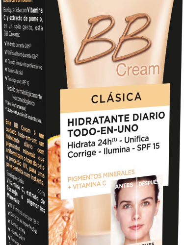 Garnier Skin Active BB Cream clásica  para pieles normales tono claro SPF15 con vitamina C - 50ml