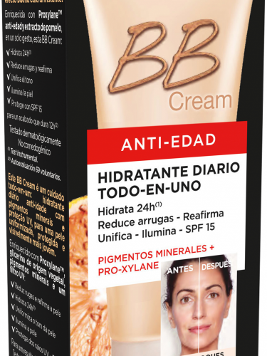 Garnier Skin Active BB Cream anti-edad crema correctora anti-imperfecciones piel madura tono medio SPF15 con vitamina C - 50ml
