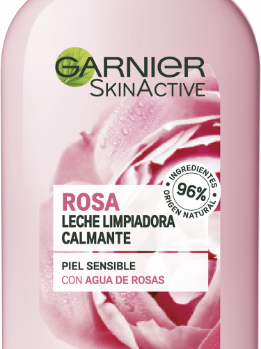 Garnier SkinActive Leche Limpiadora Botánica con Agua de Rosas - 200 ml