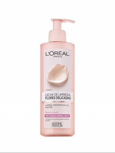 L'Oréal Paris Flores Delicadas Leche Limpiadora Pieles Sensibles 400ml