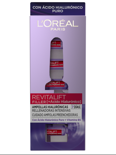 L´Oréal Paris Revitalift Filler Ampollas Hialurónicas Rellenadoras intensivas [Con Ácido Hialurónico] - 7ud/1,3ml